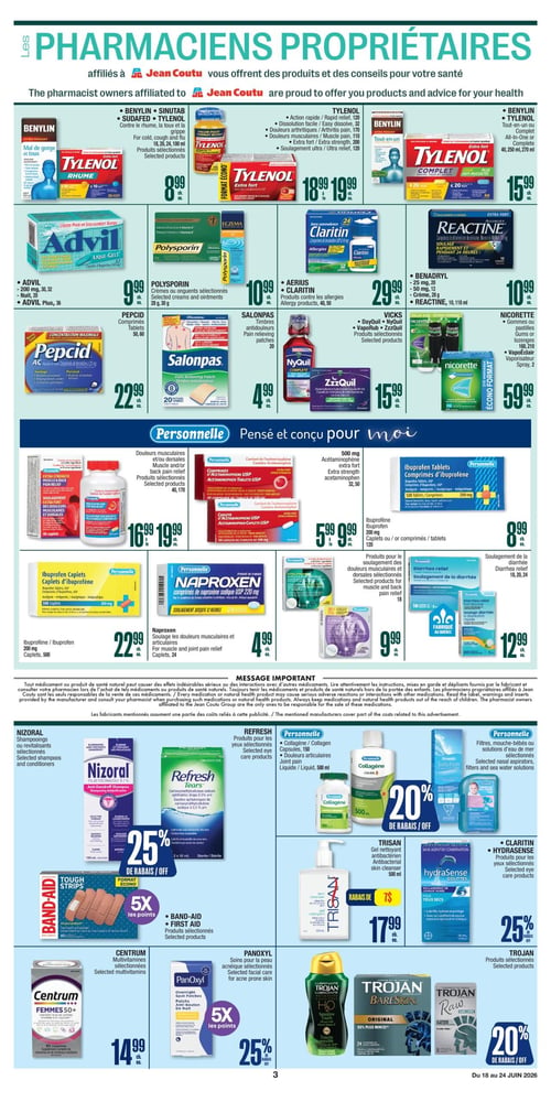 Circulaire Jean Coutu - Santé Beauté - Page 3
