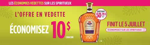 Circulaire Alcool NB - Page 2. La page s'intitule "Célébrons notre chez-nous". En haut, à l'achat d'une caisse de 24 canettes de 355 ml de Moosehead Lager ou Moosehead Light, recevez un chapeau ou un t-shirt gratuit. Au centre, trois offres distinctes : achetez deux caisses de 24 canettes de 355 ml de Michelob Ultra et économisez 12 $; achetez deux bouteilles de 750 ml de vin Magnetic Hill Lodestone (rouge, rosé, blanc ou The OC Osceola by the Sea) et obtenez la troisième gratuite; participez pour gagner un ensemble cadeau Ninja Outdoor avec l'achat de caisses de 12 canettes de 355 ml de Truly (Berry Mix, Punch Mix, Tropical Mix ou Unruly), voir en magasin pour les détails. En bas, quatre offres et un concours : avec l'achat d'un paquet mixte de 8 canettes de 355 ml de Cottage Springs (Mixed Pack ou Vodka Soda Freezie Mixed), recevez un chapeau Cottage Springs gratuit, jusqu'à épuisement des stocks; la vodka Iceberg de 750 ml est à 28,99 $, économisez 2 $; le Canadian Club Cherry Smash de 473 ml est à 3,99 $, économisez 0,50 $; les vins Jackson Triggs (Cabernet Sauvignon, Pinot Grigio, Sauvignon Blanc ou Shiraz) de 4 litres sont à 46,99 $ chacun, économisez 4 $; et scannez pour la chance de gagner une expérience de golf à Algonquin avec l'achat de Sun Cruiser, voir en magasin pour les détails.