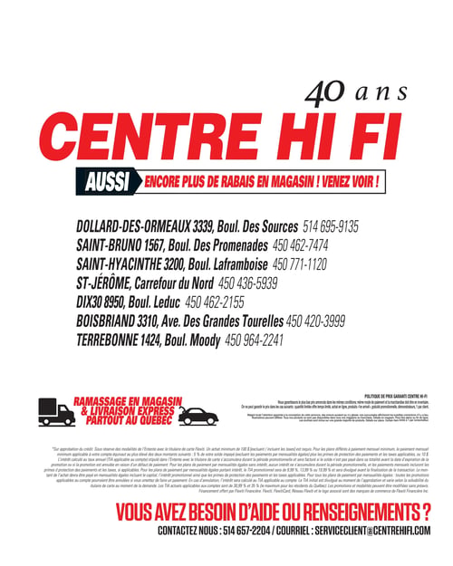 Circulaire Centre HI-FI - Page 95