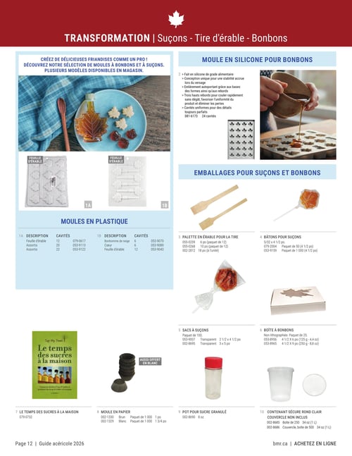 Circulaire BMR - Guide Acéricole Saison 2026 - Page 12