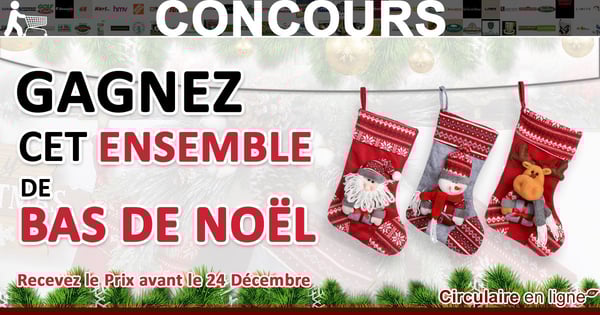 Gagnez cet Ensemble de bas de Noël