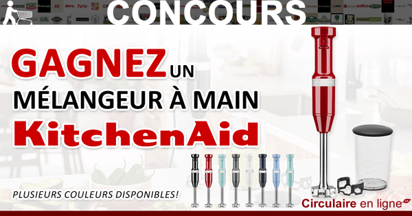 Gagnez un Mélangeur à Main KitchenAid