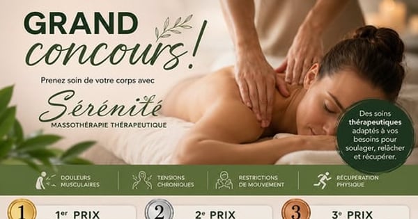 Concours Sérénité,massage et bien-être