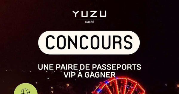 Concours Yuzu sushi
