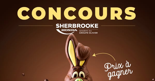 Concours Gagnez ce lapin géant de chez Chocolats Favoris !