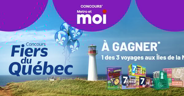 Concours Gagnez 1 des 3 voyages aux Îles de la Madeleine!