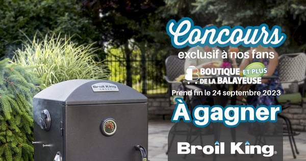 Concours Gagnez un fumoir vertical Broil King d’une valeur de 749 $!
