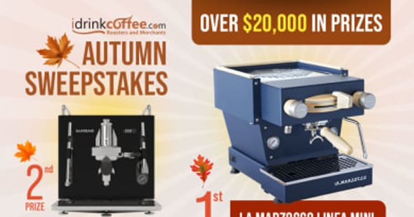 Concours iDrinkCoffee.com Autumn Sweepstakes 2023!
