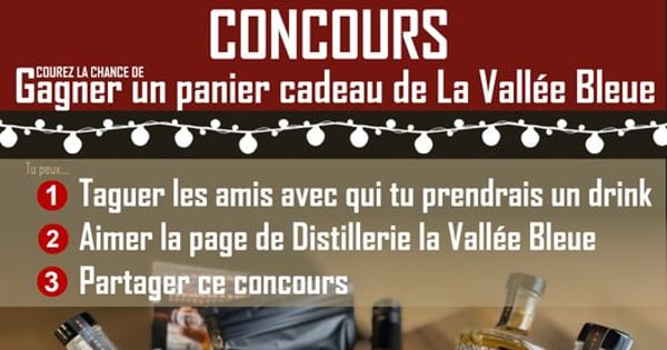 Concours Pépinière Ancestrale et la Distillerie La Vallée Bleue vous offre un panier cadeau d’une valeur de 200$ !