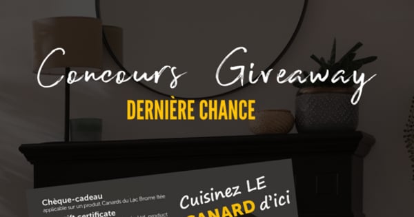 Concours Canards du Lac Brome - Gagnez une couverture et 50$ en coupons cadeaux!