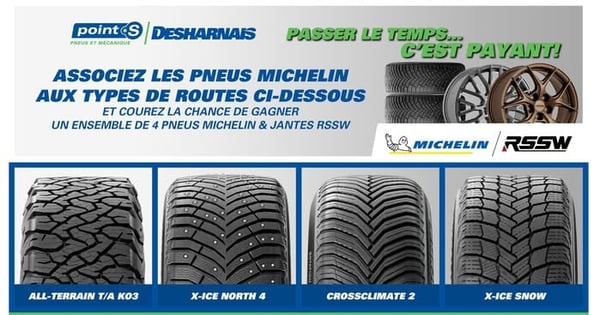 Concours Desharnais pneus & mécanique