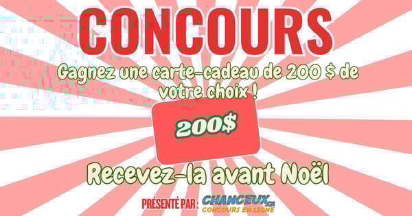 Concours Chanceux.ca