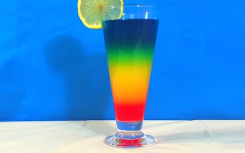 Recette: Un Cocktail Sans Alcool Arc-En-Ciel Pour Vos Enfants