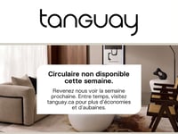 Afficher Circulaire Ameublements Tanguay Première page de Circulaire Ameublements Tanguay