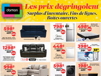 Première page de Circulaire Meubles Domon