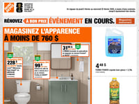 Première page de Circulaire Home Depot
