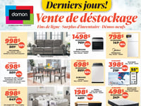 Première page de Circulaire Meubles Domon