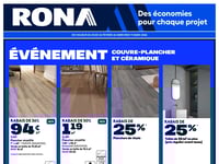 Afficher Circulaire Rona Première page de Circulaire Rona