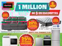 Première page de Circulaire Meubles Domon