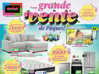 Première page de Circulaire Meubles Domon