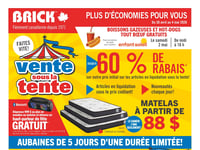 Afficher Circulaire Brick Première page de Circulaire Brick