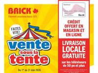 Afficher Circulaire Brick - Vente sous la tente Première page de Circulaire Brick - Vente sous la tente