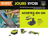 Première page de Circulaire Home Depot - Jours Ryobi