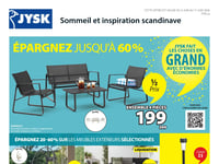 Afficher Circulaire Jysk Première page de Circulaire Jysk