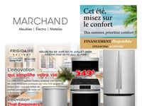 Première page de Circulaire Meubles Marchand - Cet Été misez sur le Confort