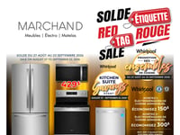 Première page de Circulaire Meubles Marchand - Solde Étiquette rouge
