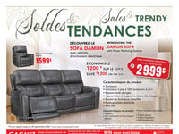Première page de Circulaire Meubles Bernard Tanguay - Soldes Tendances