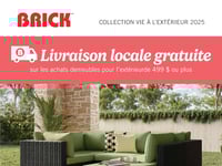 Première page de Circulaire Brick - Furnitures Extérieurs