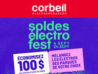 Première page de Circulaire Corbeil Électroménagers