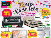 Première page de Circulaire Meubles Domon