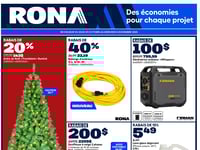 Afficher Circulaire Rona Première page de Circulaire Rona