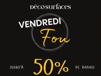 Première page de Circulaire Déco Surfaces - Vendredi Fou