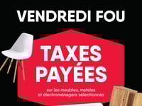 Première page de Circulaire Meubles RD - Vendredi Fou