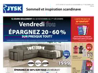 Première page de Circulaire Jysk - Vendredi Fou