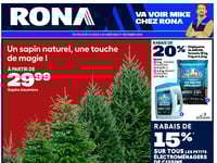 Afficher Circulaire Rona Première page de Circulaire Rona