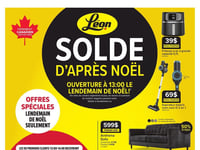 Afficher Circulaire Meubles Léon - Solde d'Après-Noël Première page de Circulaire Meubles Léon - Solde d'Après-Noël