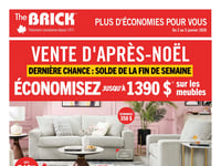 Première page de Circulaire Brick - Vente d'Après-Noël + Solde de la Fin de Semaine
