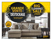 Première page de Circulaire Meubles Gilles Émond - Grande Vente de Déstockage