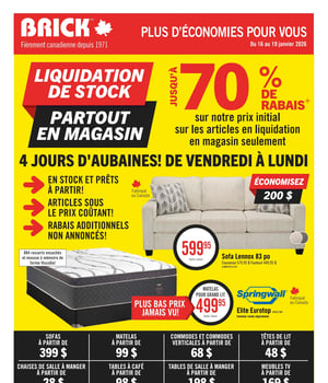 Première page de Circulaire Brick