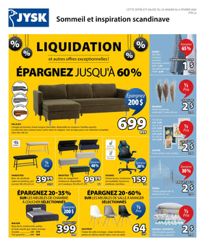 Première page de Circulaire Jysk