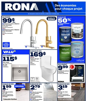 Première page de Circulaire Rona