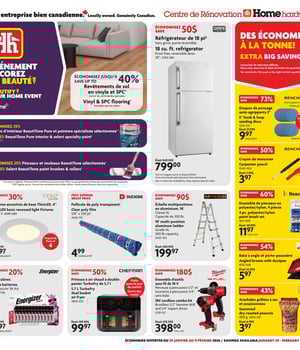 Première page de Circulaire Home Hardware - Centre de Rénovation
