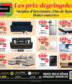 Première page de Circulaire Meubles Domon