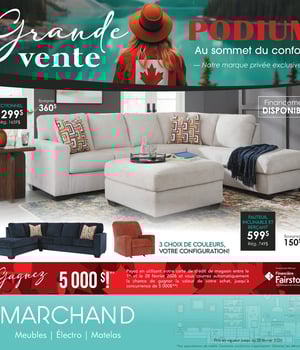 Première page de Circulaire Meubles Marchand - Grande Vente