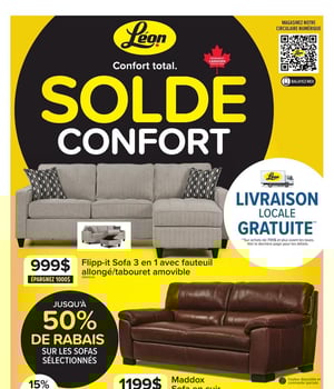 Première page de Circulaire Meubles Léon