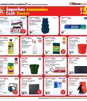 Première page de Circulaire Home Hardware